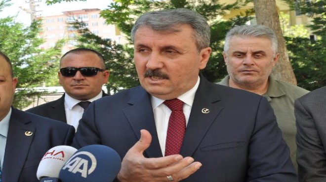 Destici: CHP nin çözümü mecliste araması lazım