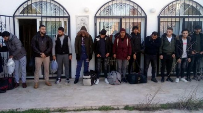 Didim de 23 kaçak göçmen yakalandı