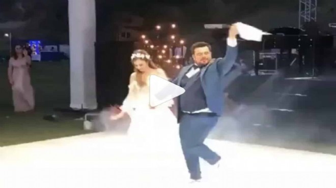 Düğün dansları olay oldu!