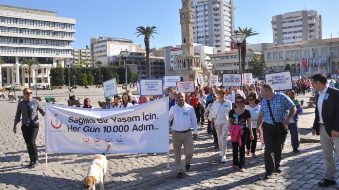 Dünya Yürüyüş Günü için İzmir de buluşma