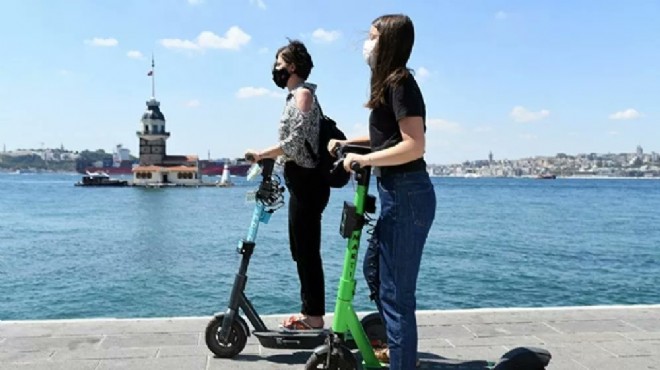 E-scooter’a iki kişi binen ceza ödeyecek!