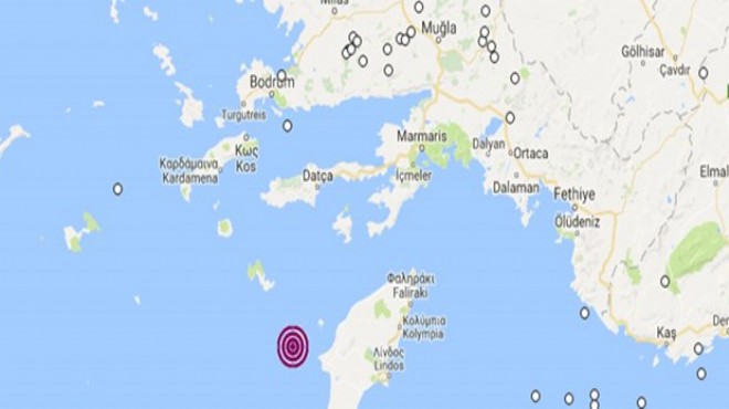 Ege Denizi nde korkutan deprem