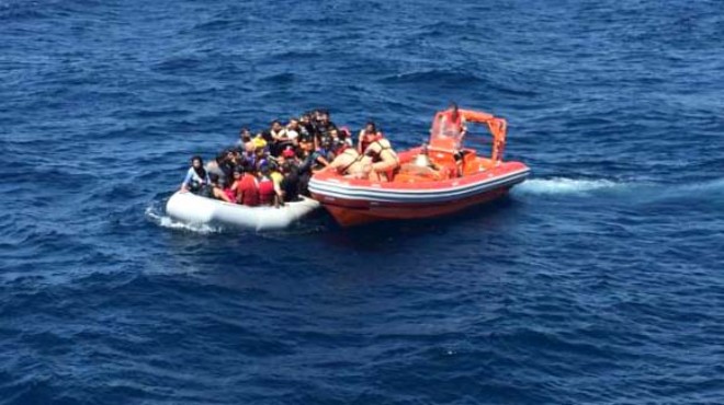 Ege sularında kaçak göçmen operasyonu