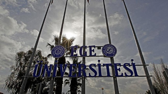 Ege Üniversitesi ndeki siyasi propagandaya suç duyurusu