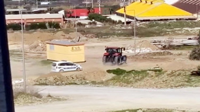 Ehliyetsiz traktör sürücüsüne 44 bin lira ceza