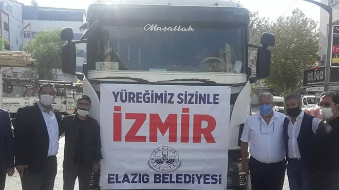 Elazığ-İzmir yardım hattı