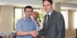 Makedonya Büyükelçisi’nden Başkan Gönenç’e ziyaret