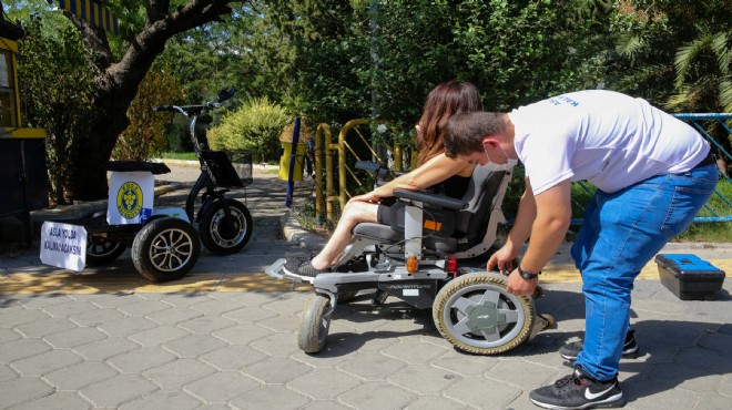 Engellilere  scooter  ile yol yardım desteği