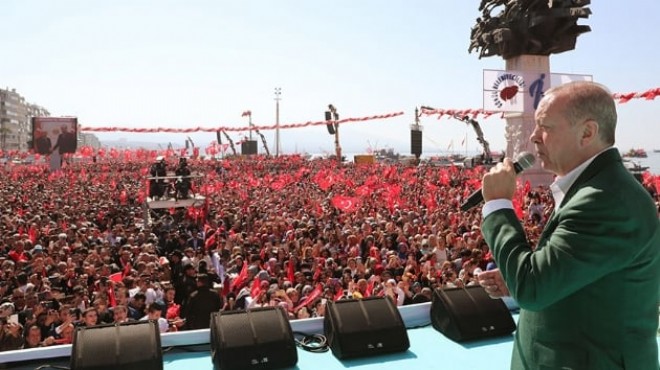 Erdoğan açıkladı: İşte İzmir mitingine katılanların sayısı