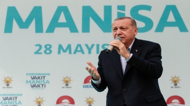 Erdoğan, Akhisar dan İnce ye yüklendi: O iddianı ispat etmezsen...