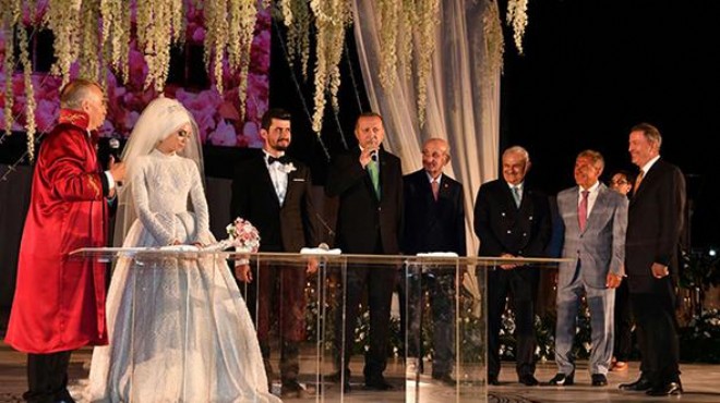 Erdoğan Bakan Zeybekci nin kızının nikah şahidi oldu