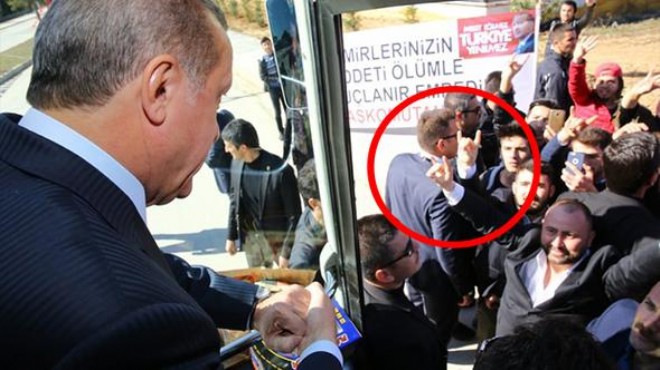 Erdoğan  bozkurt  işaretine böyle yanıt verdi!