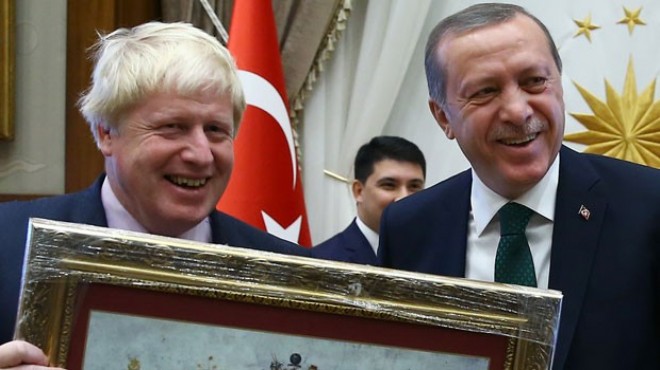 Erdoğan dan Johnson a sürpriz hediye