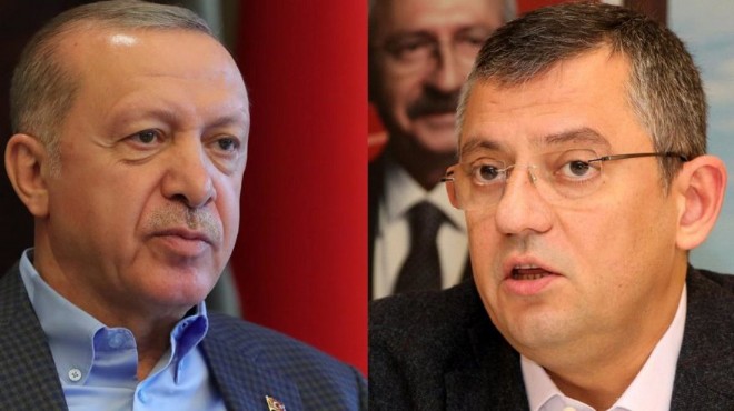 Erdoğan dan Özel e 250 bin liralık tazminat davası