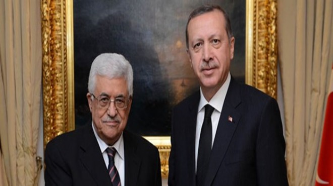 Erdoğan, Filistin lideri Abbas ile  görüştü