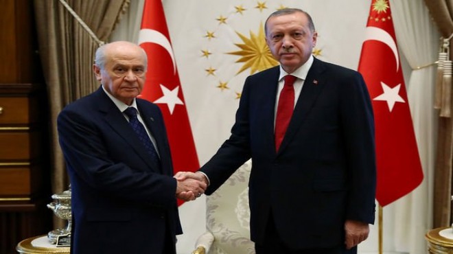 Erdoğan ile Bahçeli görüşmesi sona erdi