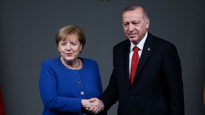 Erdoğan ile Merkel den videokonferans görüşmesi