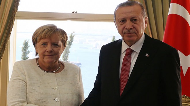 Erdoğan la Merkel arasında kritik görüşme