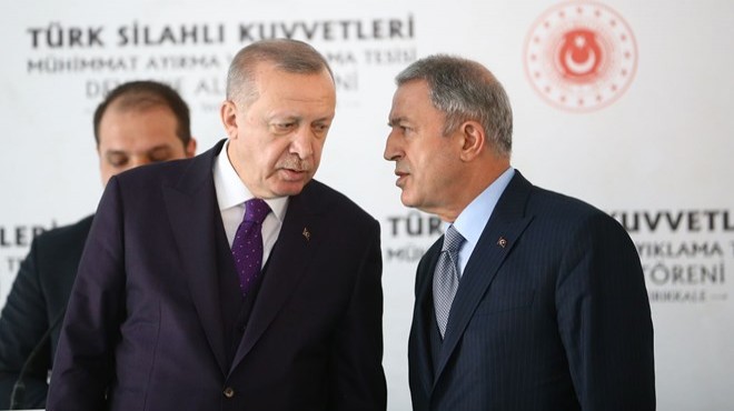 Erdoğan Milli Savunma Bakanı ile bir araya geldi