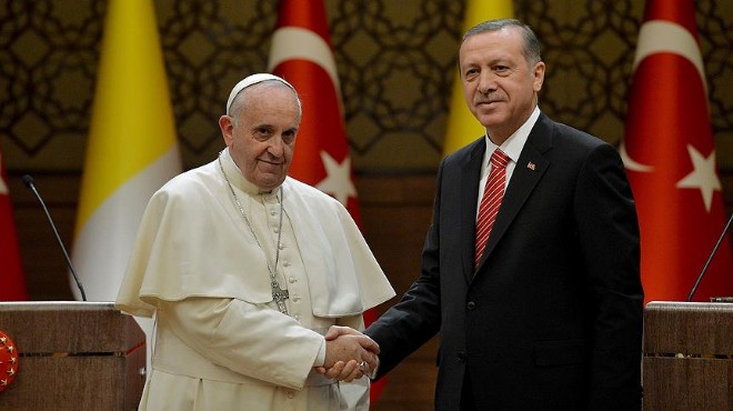Erdoğan, Papa ile Kudüs ü görüştü