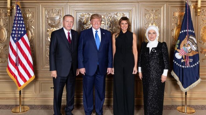 Erdoğan ve Trump yemekte bir araya geldi