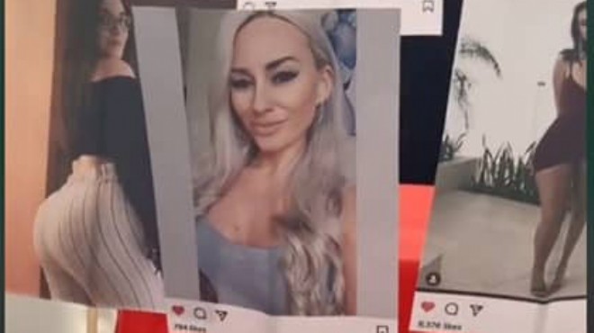 Eşine Instagram’da beğendiği kadın fotoğraflarını hediye etti