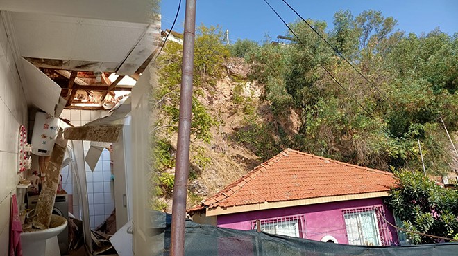 Evi hasar gören aileye Büyükşehir’den yardım eli