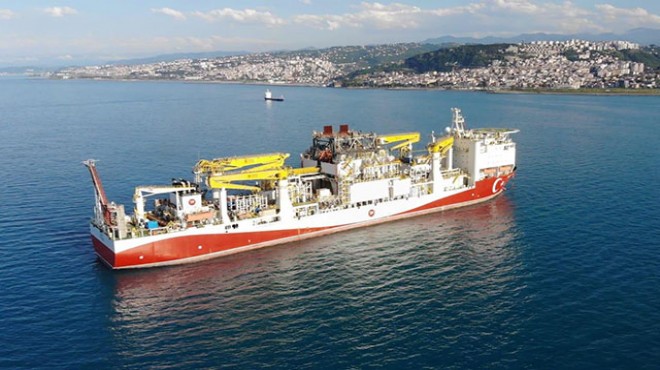 Fatih sondaj gemisi Karadeniz de ilk durağına ulaştı