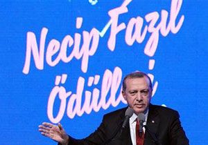 Cumhurbaşkanı Erdoğan dan Necip Fazıl anısı