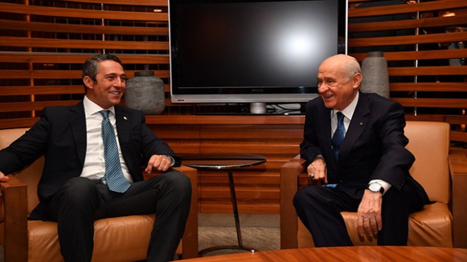 Fenerbahçe Başkanı Koç tan MHP Genel Başkanı Bahçeli ye ziyaret