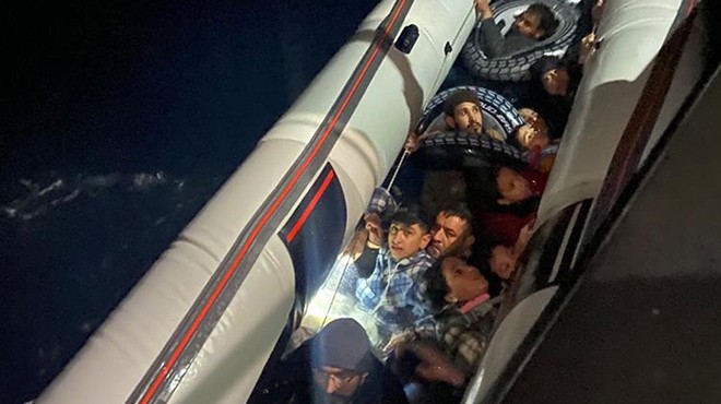 Fethiye açıklarında 14 göçmen kurtarıldı
