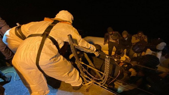 Fethiye açıklarında 36 düzensiz göçmen kurtarıldı