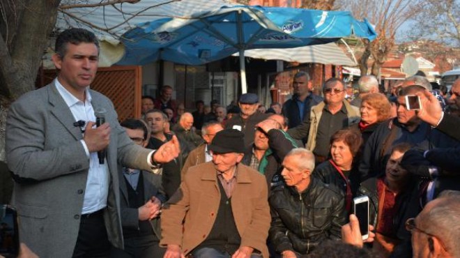Feyzioğlu İzmir de referandum için sahada