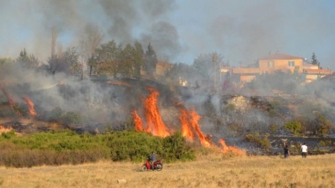 İzmir’de korkutan yangın: 40 hektar kül oldu!