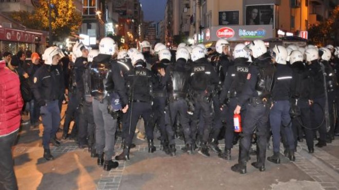 Flaş! İzmir’deki Cizre eylemine müdahale: Çok sayıda gözaltı