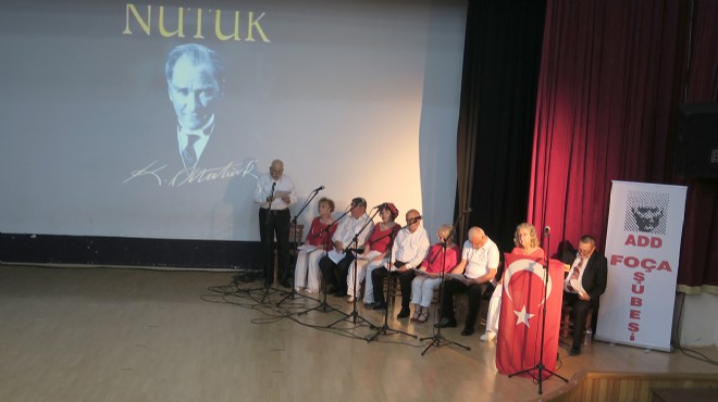 Foça da  Atatürk Devrimi  etkinliği