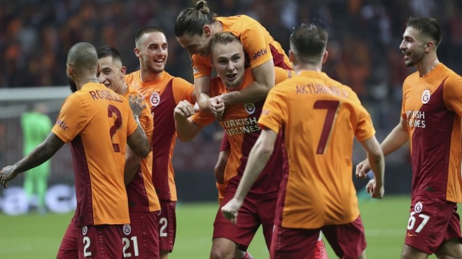 Galatasaray dan tek gollü galibiyet