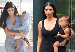 Kardashian kızını da kendine benzetti