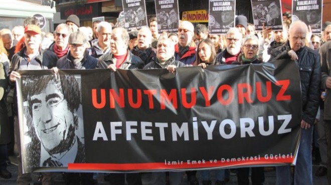 Gazeteci Hrant Dink, İzmir de anıldı