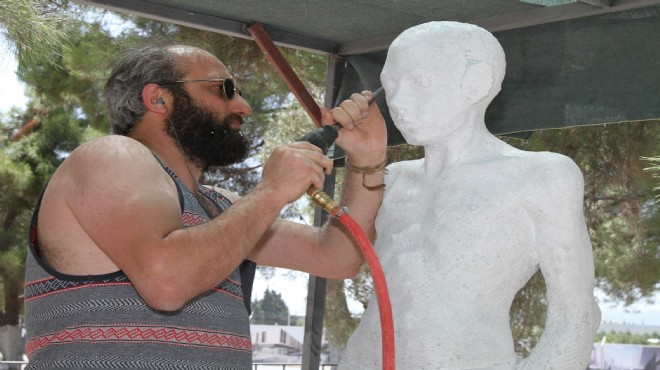 Gaziemir’de taş heykel sempozyumu