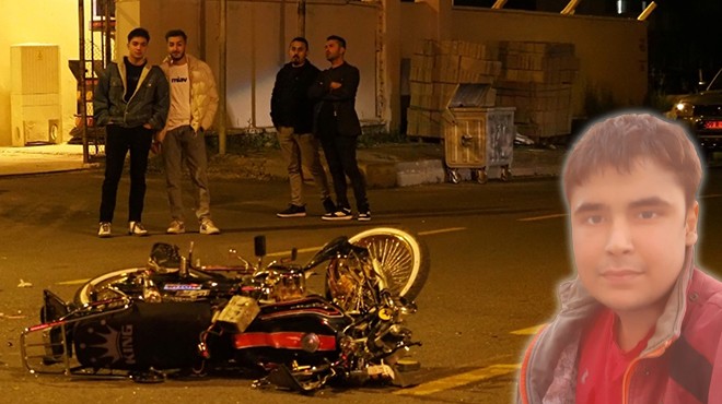 Genç motosikletli kaza kurbanı!
