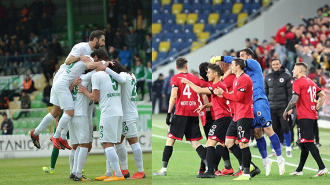 Gençlerbirliği ve Denizlispor Süper Lig e yükseldi