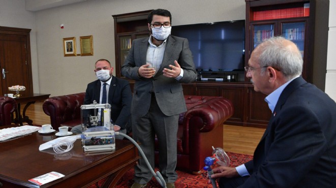 Genel Merkez de Çiğli buluşması: Solunum cihazı Kılıçdaroğlu na tanıtıldı