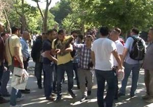Gezi Parkı ında gazeteciye tokat ve gözaltı