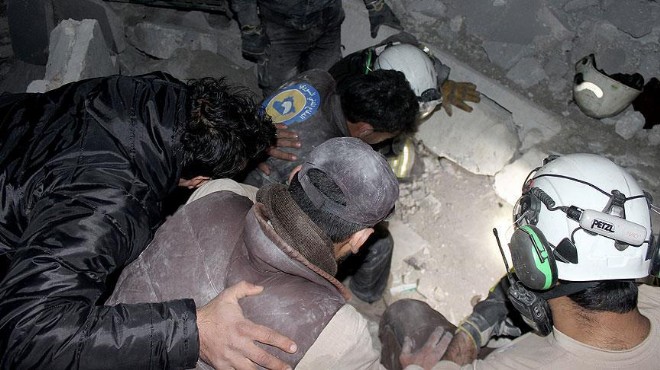 Halep te camiye hava saldırısı: 58 ölü