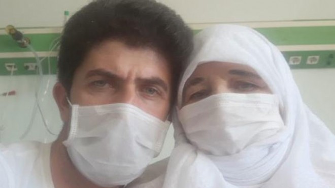 Hastanede tedavi görürken oğluyla koronavirüse yakalandı