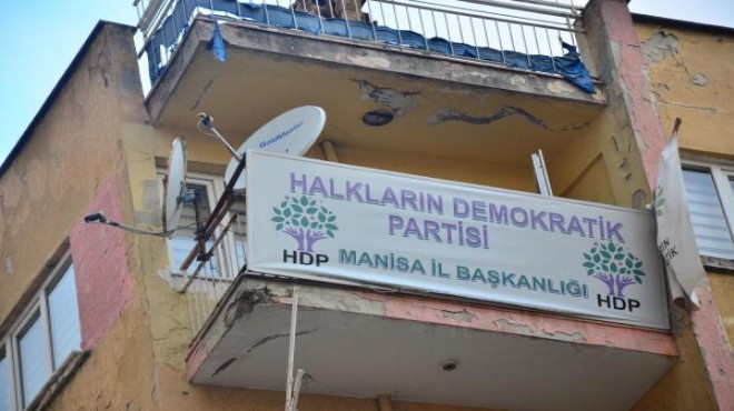 HDP Manisa binasında arama