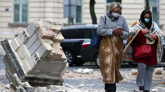 Hırvatistan da 5,3 büyüklüğünde deprem