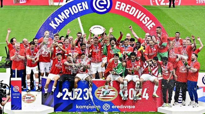 Hollanda Ligi'nde şampiyon PSV oldu!