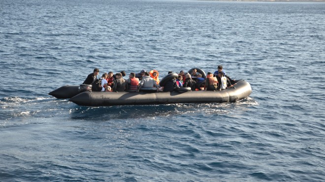 İki ilçede 203 kaçak göçmen yakalandı